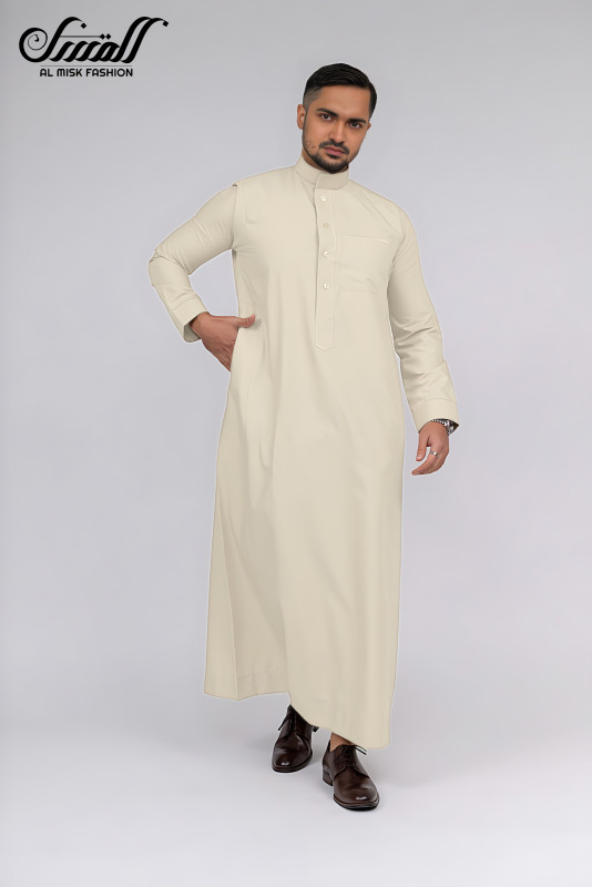 AL ASEEL PREMIUM JUBBA -  Cream